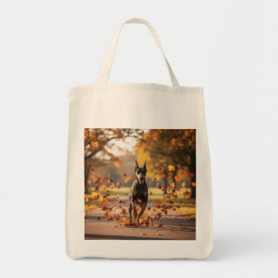 Sac fourre-tout épicerie élégant Doberman Pinscher