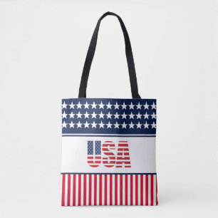 Sac fourre-tout Étoiles et rayures