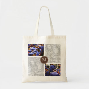 Sac fourre-tout fait sur commande à collage de
