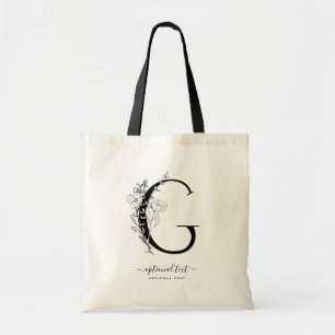 Sac fourre-tout fait sur commande floral à