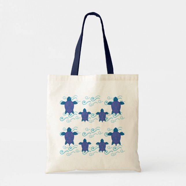 Sac fourre-tout familial des tortues marines (Dos)