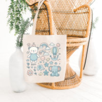 Sac fourre-tout fantaisiste pour baby shower