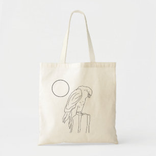 Sac fourre-tout - Faucon sur la poste à la couleur