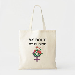 Sac fourre-tout féministe - Mon corps Mon choix