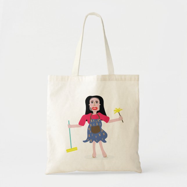sac fourre-tout femme de ménage (Devant)