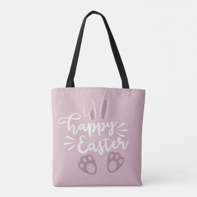 Sac fourre-tout Festif Bunny de Pâques - Hop dans  (Dos)