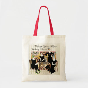 Sac fourre-tout festif de Mah Jongg