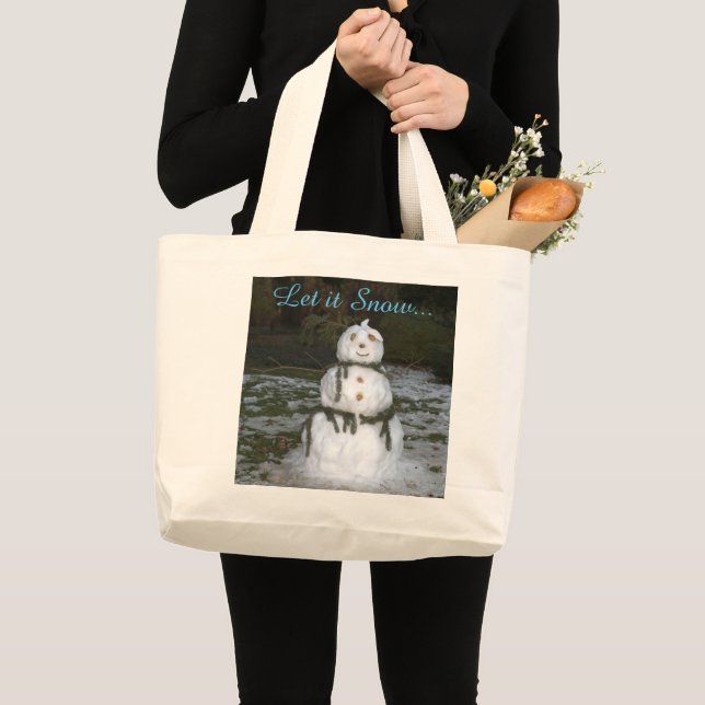 Sac fourre-tout Festif Snowman (Devant (produit))