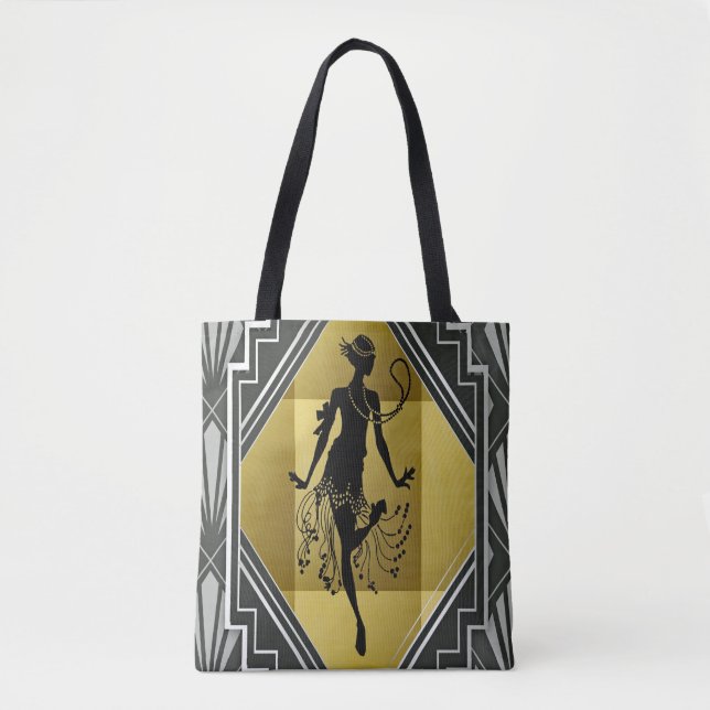 sac fourre-tout fille de flapper (Devant)