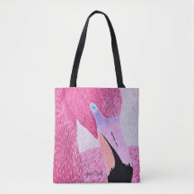 Sac fourre-tout flamant rose Strawberry