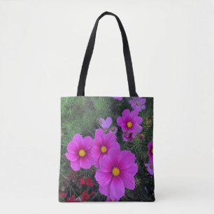 Sac fourre-tout Fleur Rose et Jaune