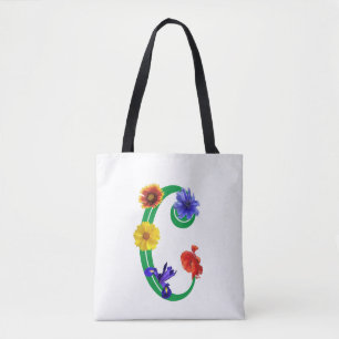 Sac fourre-tout "Fleur sauvage" personnalisé
