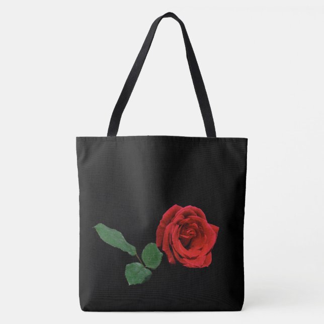 Sac fourre-tout floral à fleurs du Jardin rose sim (Devant)