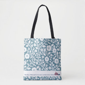 Sac fourre-tout floral à LA de musée d'Aqua