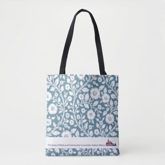 Sac fourre-tout floral à LA de musée d'Aqua (Devant)