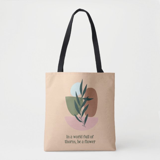Sac fourre-tout Floral Boho - Style sans effort (Devant)