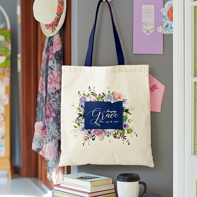 sac fourre-tout floral de grâce Extraordinaire (Créateur téléchargé)