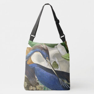 Sac fourre-tout floral de héron d'Audubon à faune