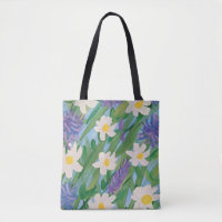 Sac fourre-tout floral de la gloire du matin