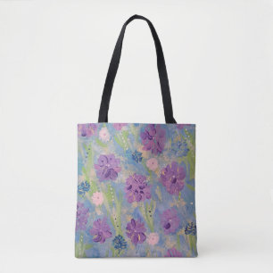 Sac fourre-tout floral du bouquet de printemps