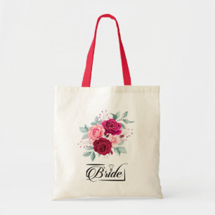 Sac fourre-tout Floral Mariage Bride