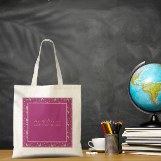 Sac fourre-tout floral moderne brillant de l'ensei