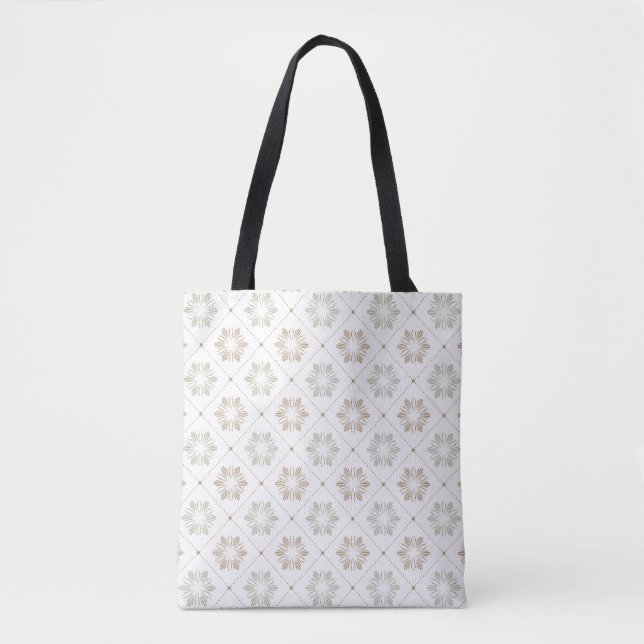 sac fourre-tout floral personnalisé (Devant)