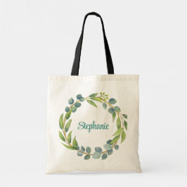 Sac fourre-tout floral personnalisé amusant