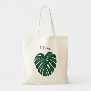 sac fourre-tout floral personnalisé feuille de mon