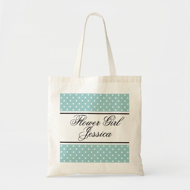 Sac fourre-tout floral personnalisé | point de poi (Devant)
