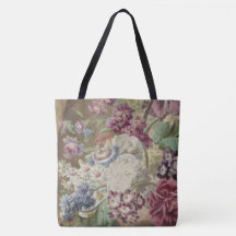 Sac fourre-tout floral romantique