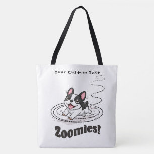 Sac fourre-tout Frenchie Zoomies - Chien mignon Bo