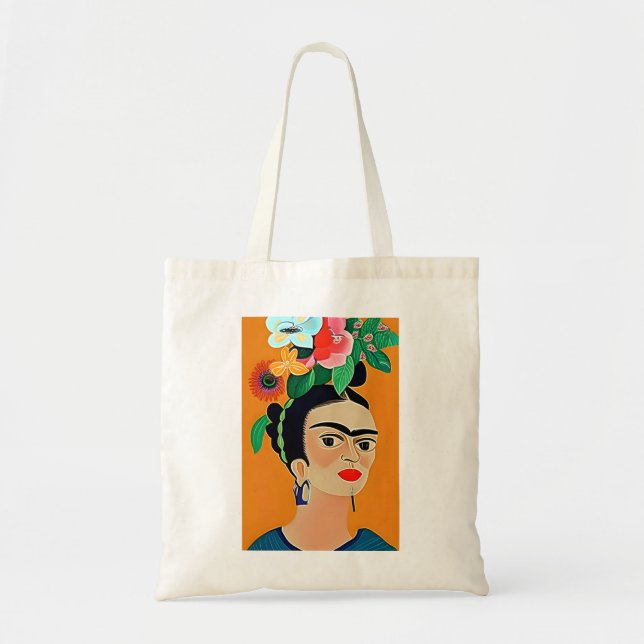 Sac fourre-tout Frida Kahlo (Devant)