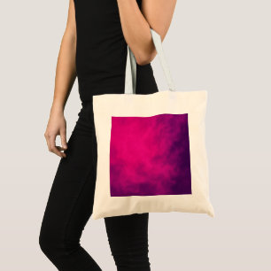 Sac fourre-tout Fumée rose et violet Neon - Person