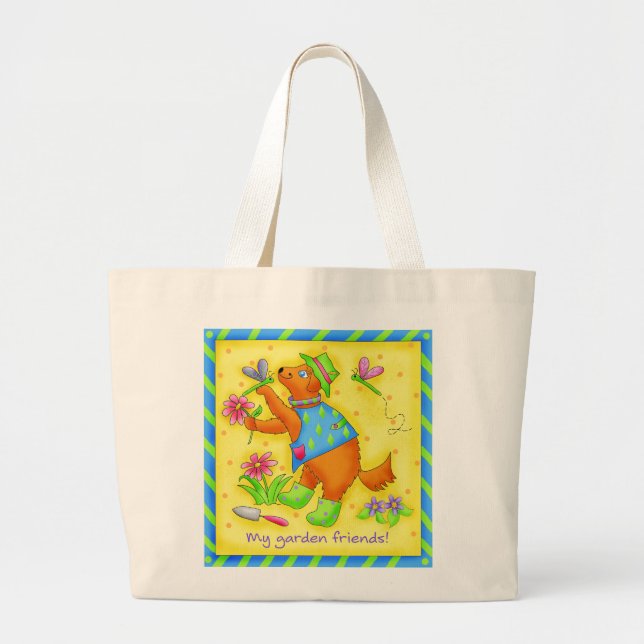 Sac fourre-tout Garden Friends (Devant)