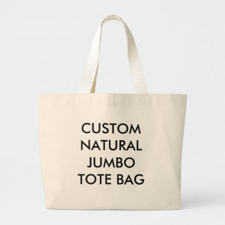 Sac fourre-tout géant naturel personnalisé