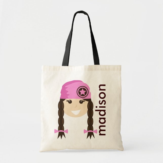 Sac fourre-tout Girly personnalisé (Devant)