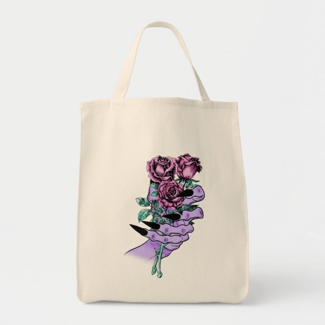Sac fourre-tout gothique Bouquet (Devant)