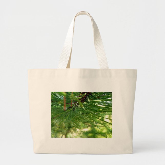 Sac fourre-tout grand format Needles & droplets (Devant)