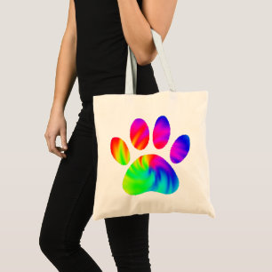 Sac fourre-tout graphique Empreinte de patte de Ti
