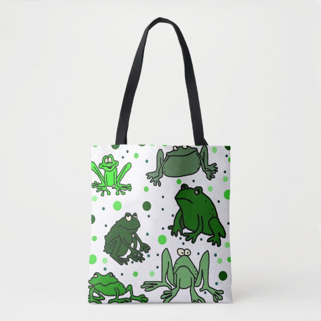 Sac fourre-tout Grenouilles fabuleuses (Devant)