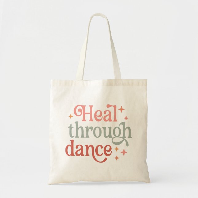 sac fourre-tout "Guérir par la danse" (Devant)