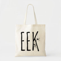 Sac fourre-tout Halloween araignée et toile d'arai