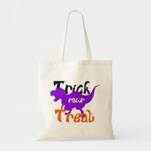 Sac fourre-tout Halloween de dinosaure mignon pour