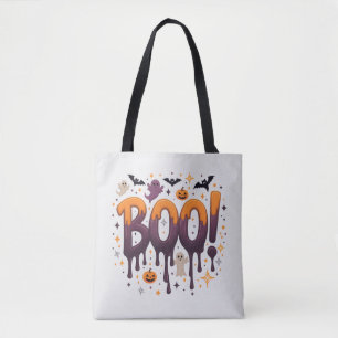 Sac fourre-tout Halloween éffrayant   Un titre amu