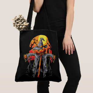 Sac fourre-tout Halloween Épouvantail