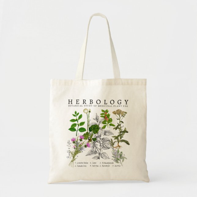 Sac fourre-tout HERBOLOGIE (Devant)