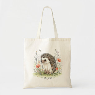 Sac fourre-tout hérisson sauvage en bois