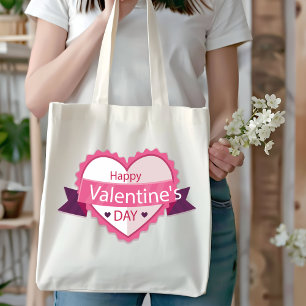 Sac fourre-tout Heureuse Sainte-Valentin : Montrer