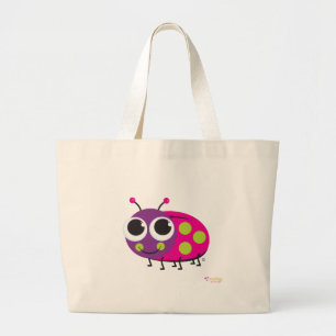 Sac fourre-tout heureux à classique de coccinelle